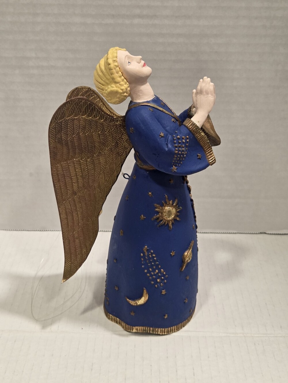 Vintage Celestial Galaxy Moons Stars Hanging Ornamental Angel